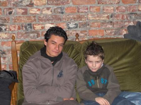 marvin(mon best friends) et romai(mon neveu)